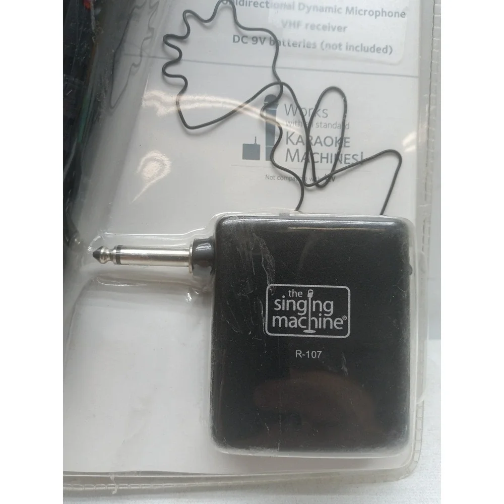 Singing Machine VHF‎ Wireless Microphone Kit SMM107